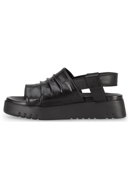 FELMINI WIDE FIT Sandalen Leder Schwarz