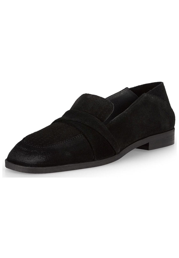 FELMINI WIDE FIT Slipper Leder Schwarz