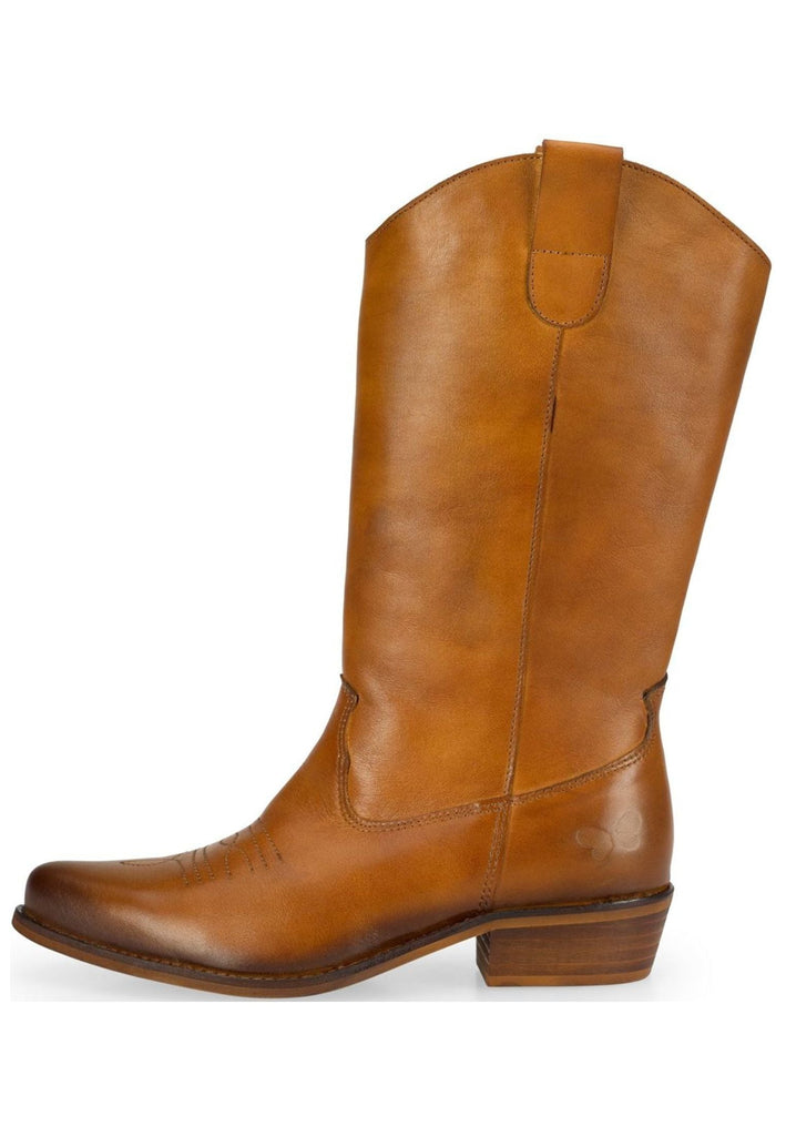 Stiefel FELMINI WIDE FIT Stiefel Leder Mittelbraun