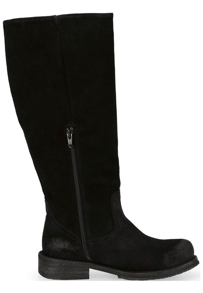 FELMINI WIDE FIT Stiefel Leder Black