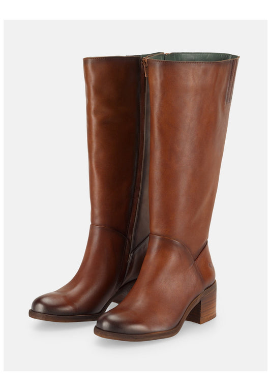 FELMINI WIDE FIT Stiefel Leder Braun
