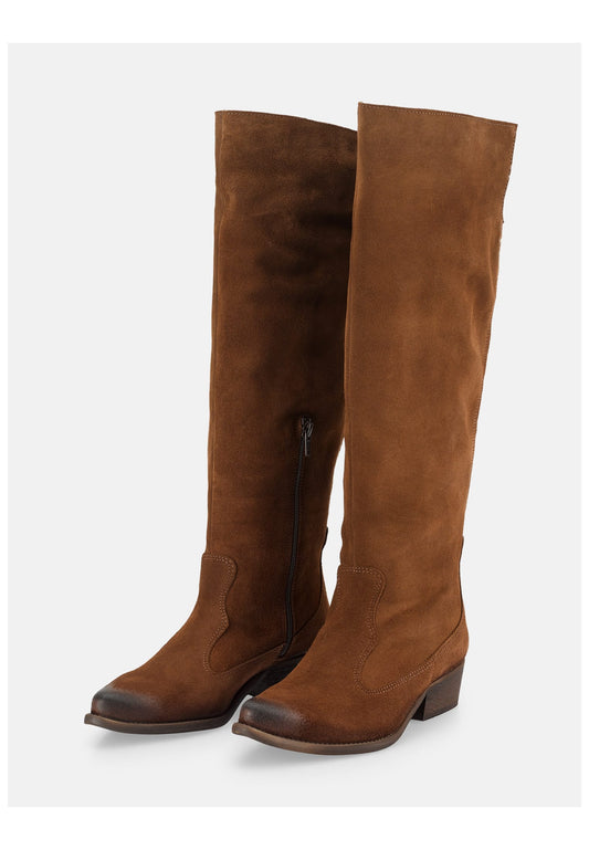 FELMINI WIDE FIT Stiefel Leder Braun
