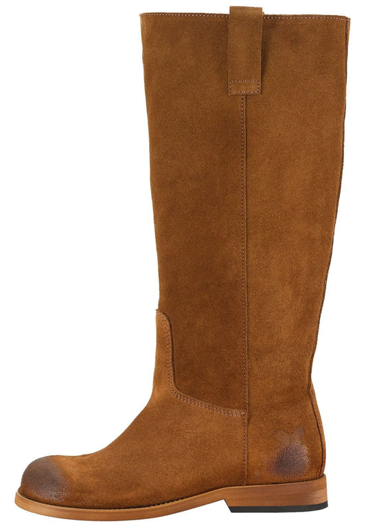 FELMINI WIDE FIT Stiefel Leder Cognac