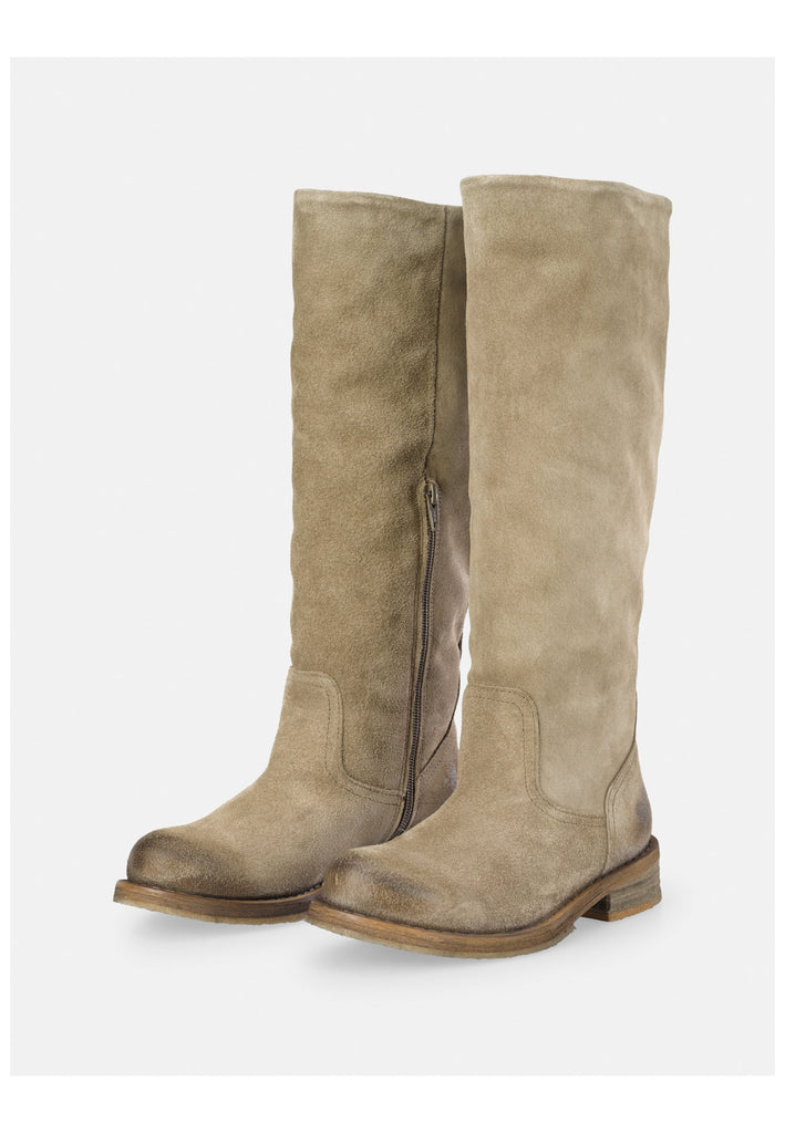 FELMINI WIDE FIT Stiefel Leder Grau