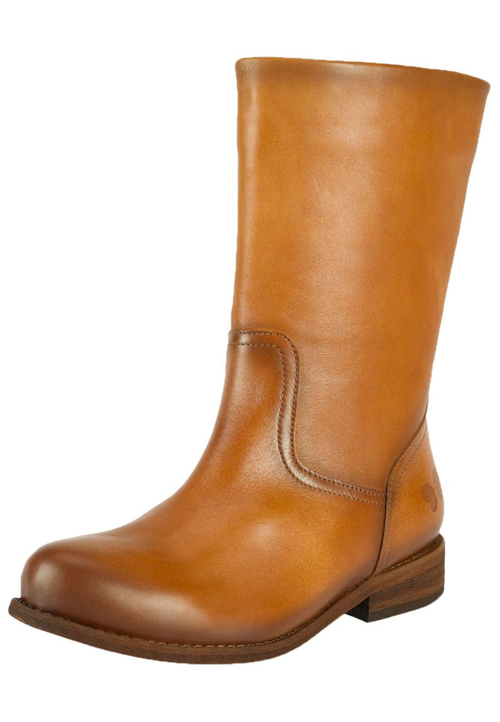 FELMINI WIDE FIT Stiefel Leder Mittelbraun