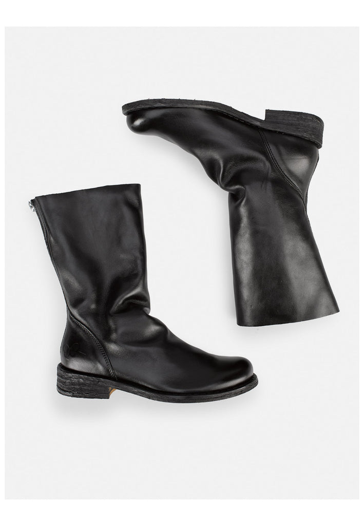 FELMINI WIDE FIT Stiefel Leder Schwarz