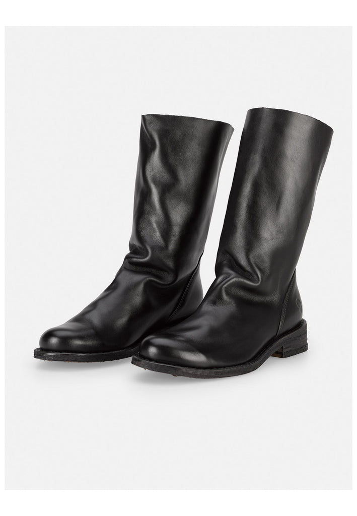 FELMINI WIDE FIT Stiefel Leder Schwarz