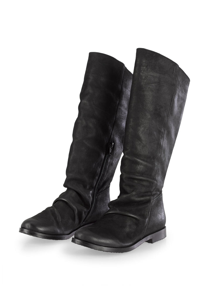 FELMINI WIDE FIT Stiefel Leder Schwarz