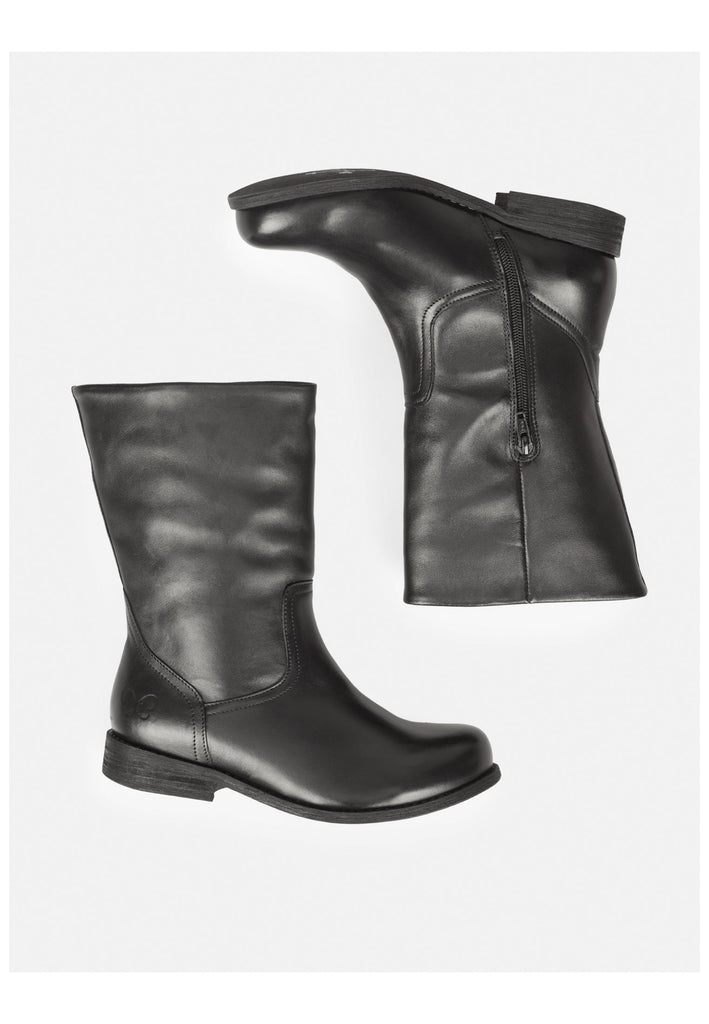 FELMINI WIDE FIT Stiefel Leder Schwarz