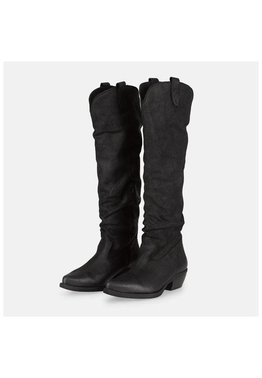 FELMINI WIDE FIT Stiefel Leder Schwarz