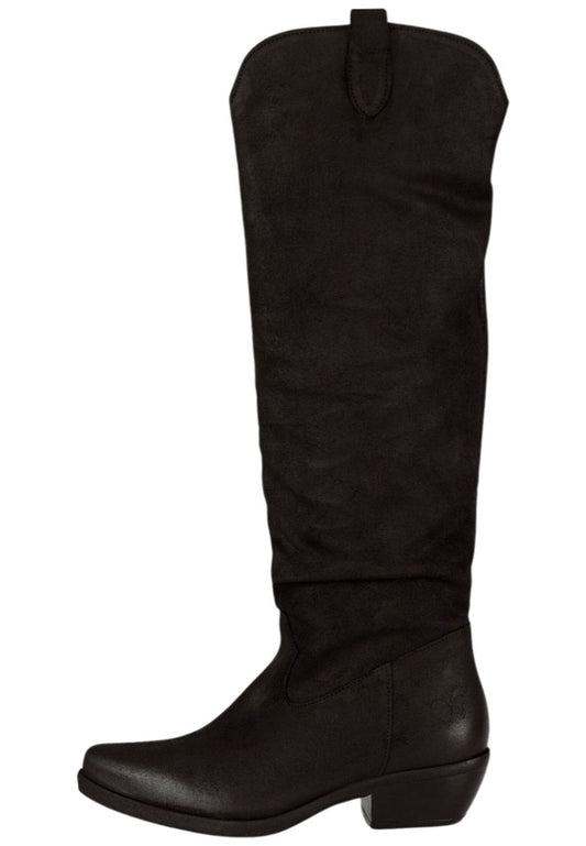 FELMINI WIDE FIT Stiefel Leder Schwarz