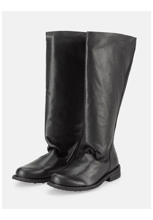 FELMINI WIDE FIT Stiefel Leder Schwarz