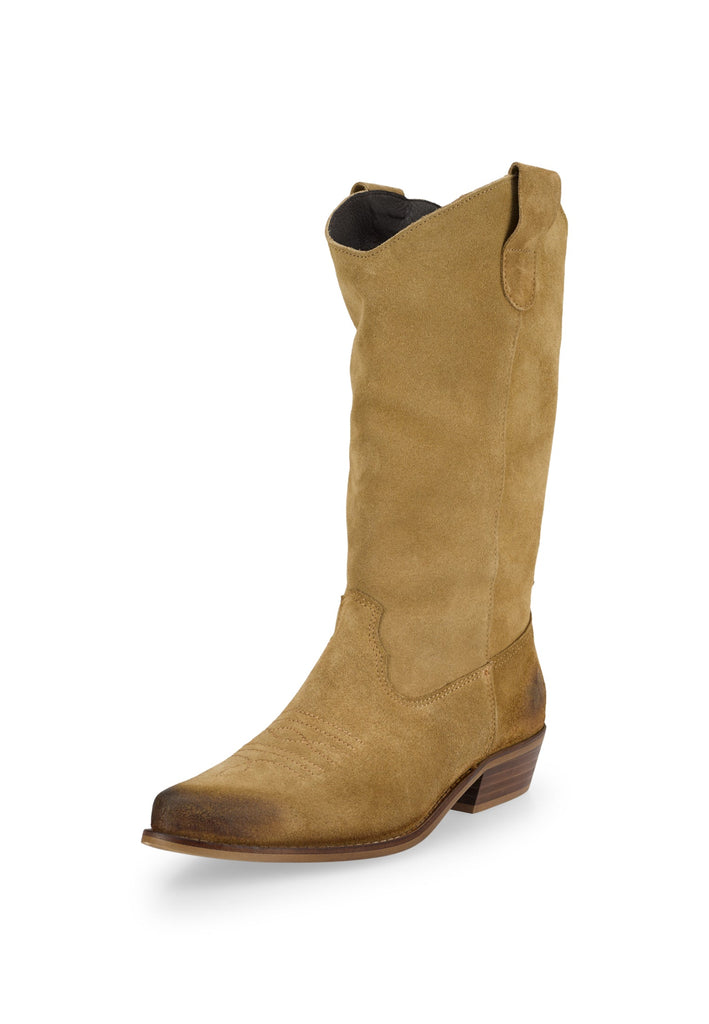 FELMINI WIDE FIT Stiefel Leder Stone