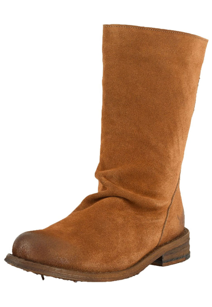 FELMINI WIDE FIT Stiefel Veloursleder Braun