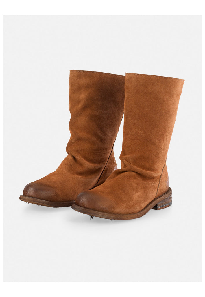 FELMINI WIDE FIT Stiefel Veloursleder Braun