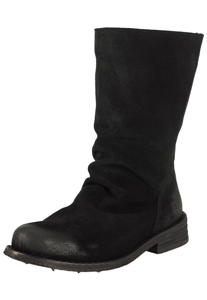 FELMINI WIDE FIT Stiefel Veloursleder Schwarz