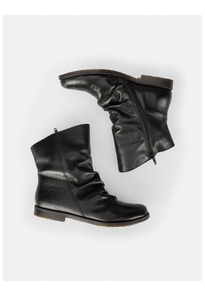 FELMINI WIDE FIT Stiefelette Leder Black