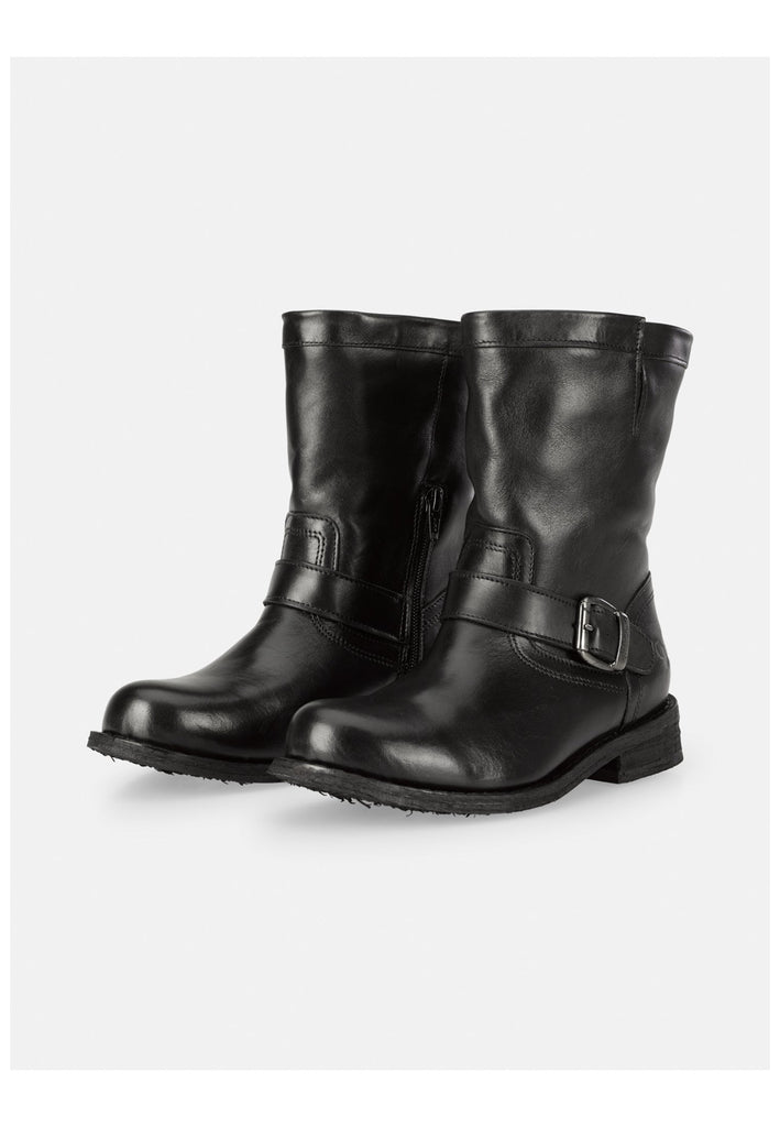 FELMINI WIDE FIT Stiefelette Leder Black