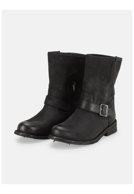 FELMINI WIDE FIT Stiefelette Leder Black