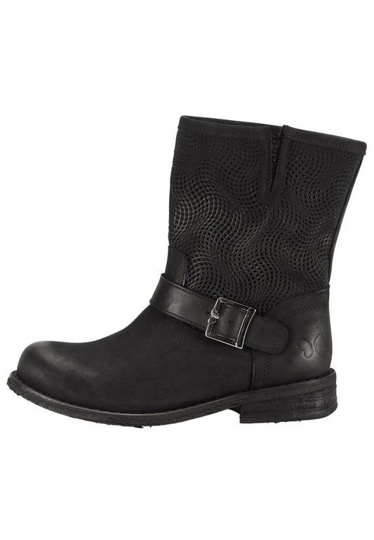 FELMINI WIDE FIT Stiefelette Leder Black