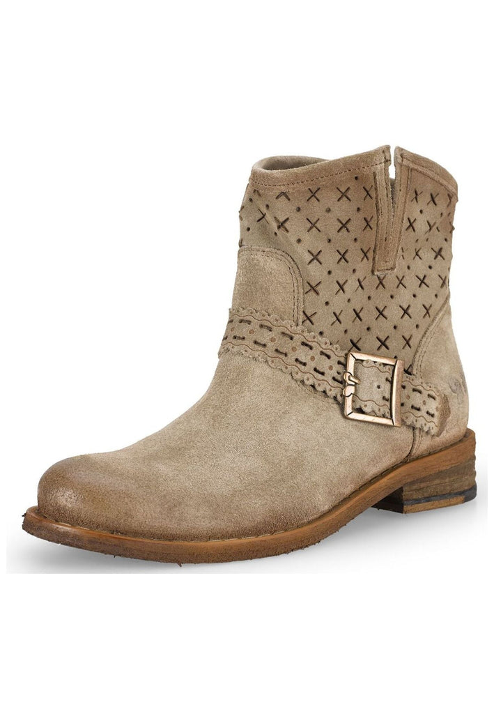 FELMINI WIDE FIT Stiefelette Leder Braun/Grau