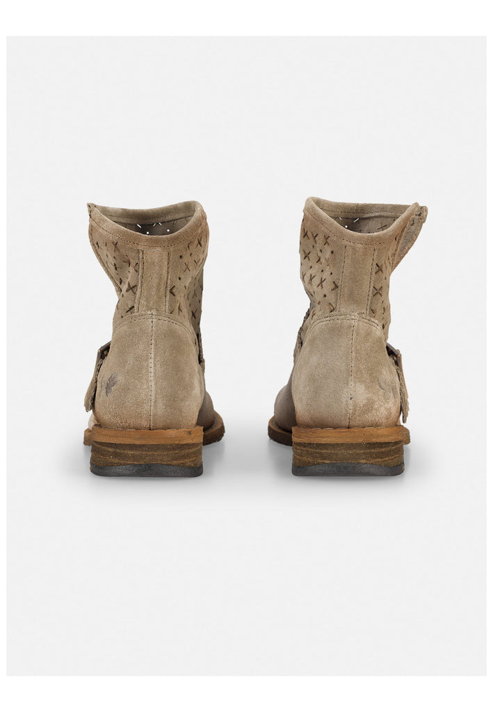 FELMINI WIDE FIT Stiefelette Leder Braun/Grau