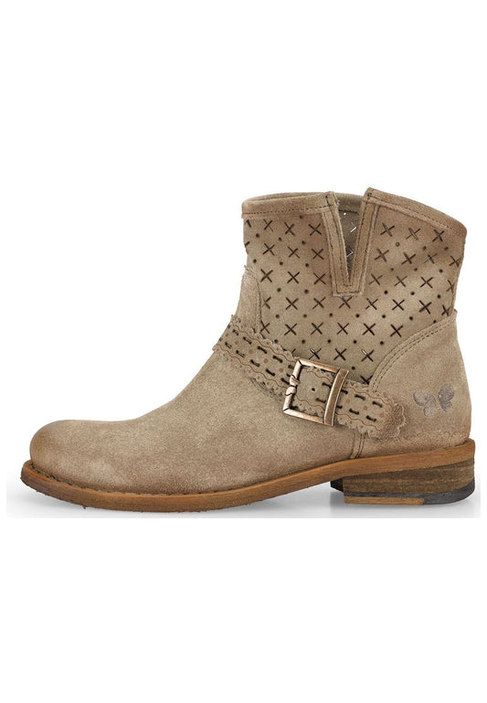 FELMINI WIDE FIT Stiefelette Leder Braun/Grau