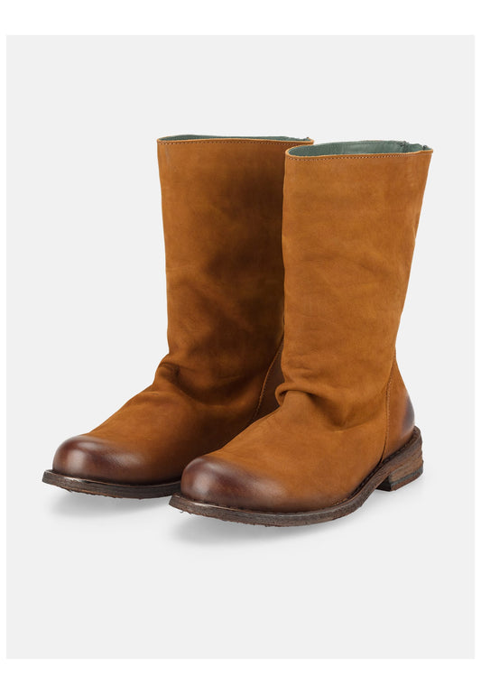 FELMINI WIDE FIT Stiefelette Leder Cognac