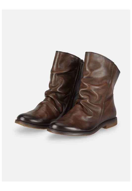 FELMINI WIDE FIT Stiefelette Leder Dunkelbraun