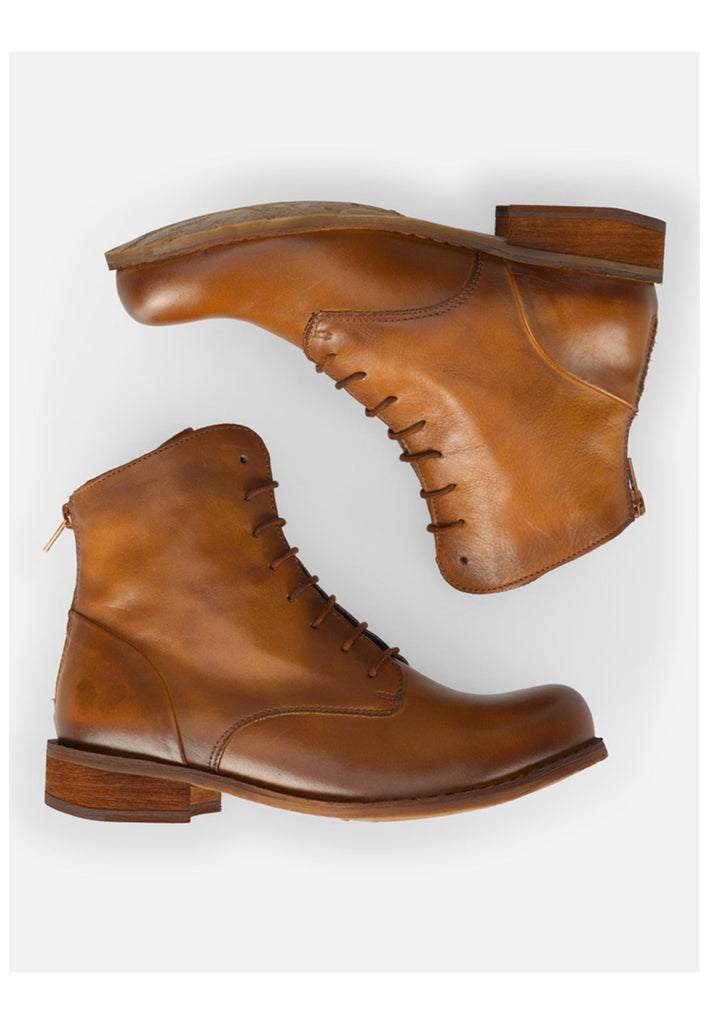 FELMINI WIDE FIT Stiefelette Leder Mittelbraun