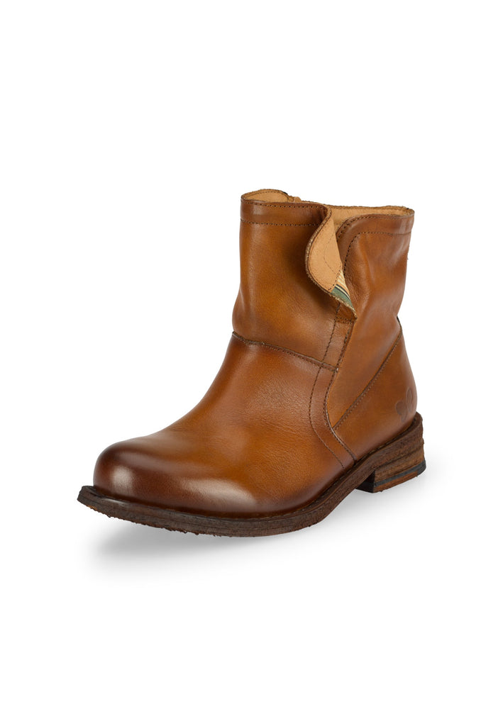 FELMINI WIDE FIT Stiefelette Leder Mittelbraun