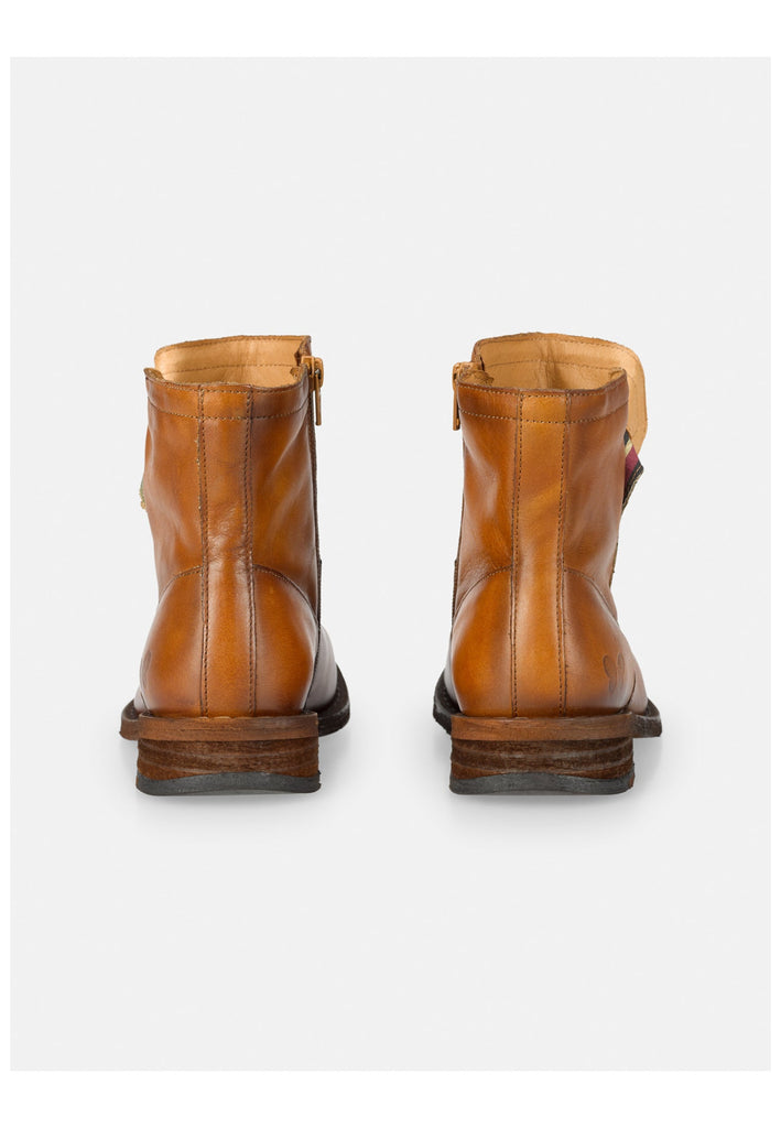 FELMINI WIDE FIT Stiefelette Leder Mittelbraun