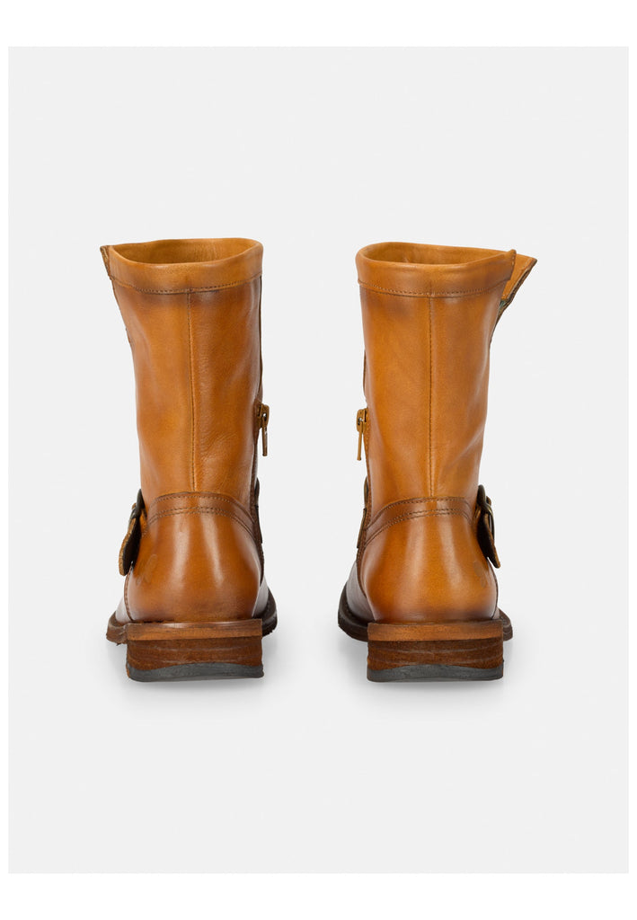 FELMINI WIDE FIT Stiefelette Leder Mittelbraun