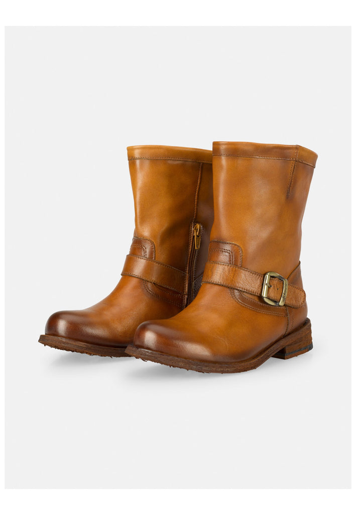 FELMINI WIDE FIT Stiefelette Leder Mittelbraun