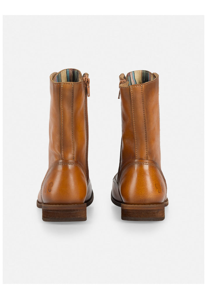 FELMINI WIDE FIT Stiefelette Leder Mittelbraun