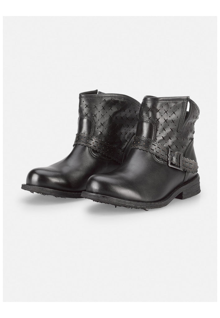 FELMINI WIDE FIT Stiefelette Leder Schwarz