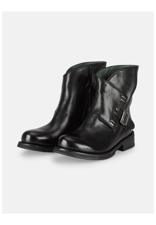 FELMINI WIDE FIT Stiefelette Leder Schwarz