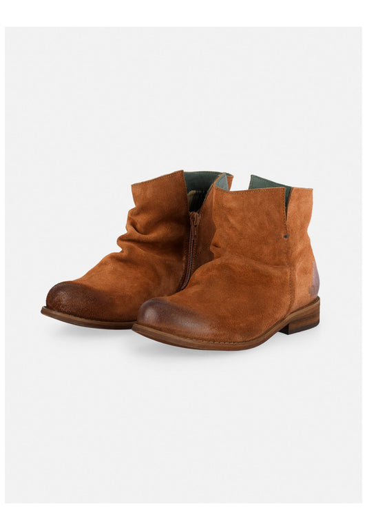 FELMINI WIDE FIT Stiefelette Veloursleder Braun