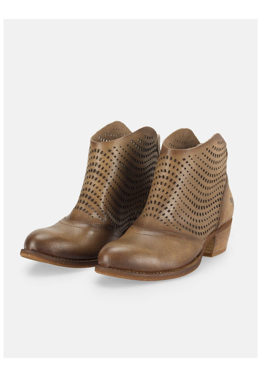 FELMINI WIDE FIT Stiefelette Veloursleder Braun