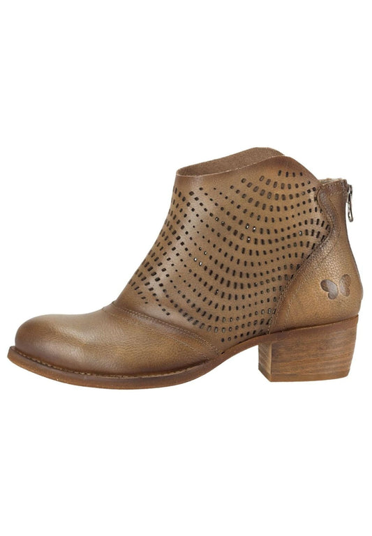 FELMINI WIDE FIT Stiefelette Veloursleder Braun