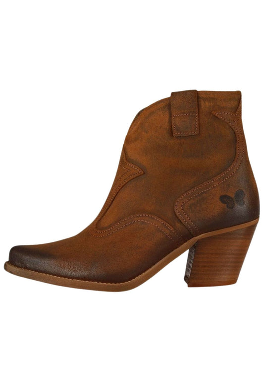 FELMINI WIDE FIT Stiefelette Veloursleder Braun