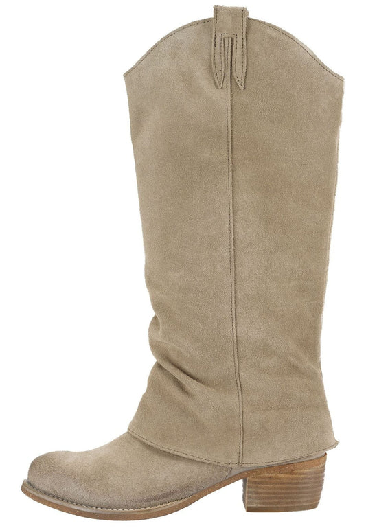 FELMINI WIDE FIT Stiefelette Veloursleder Braun