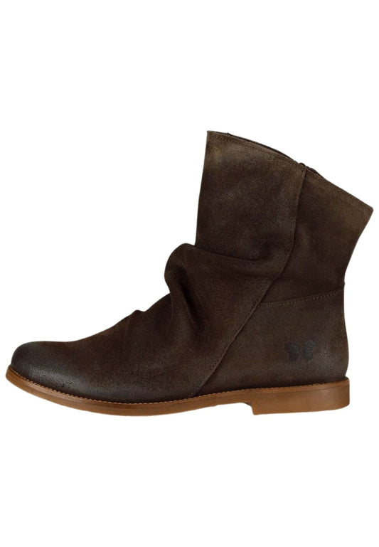 FELMINI WIDE FIT Stiefelette Veloursleder Espresso