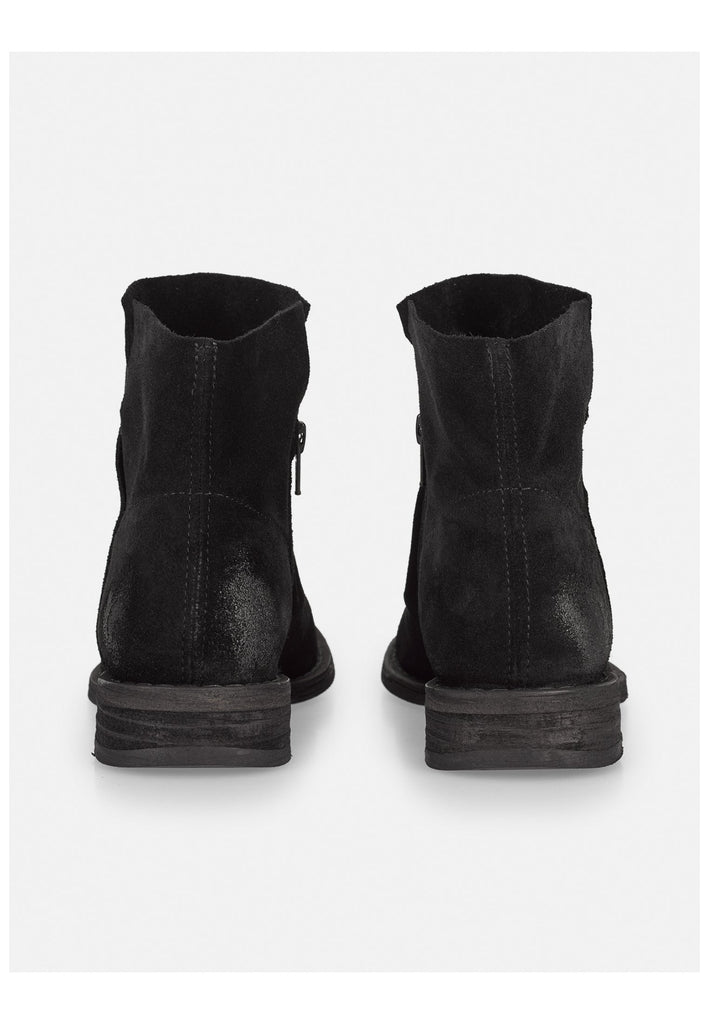 FELMINI WIDE FIT Stiefelette Veloursleder Schwarz