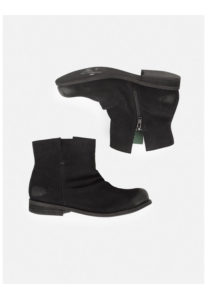 FELMINI WIDE FIT Stiefelette Veloursleder Schwarz