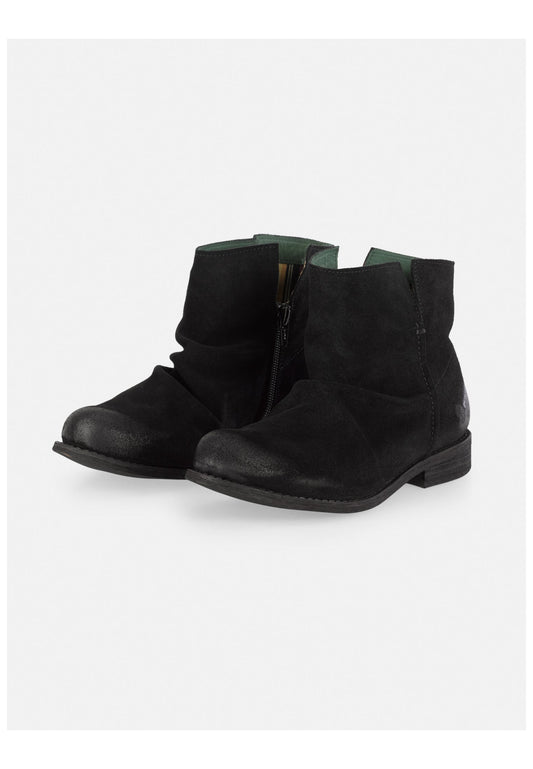 FELMINI WIDE FIT Stiefelette Veloursleder Schwarz