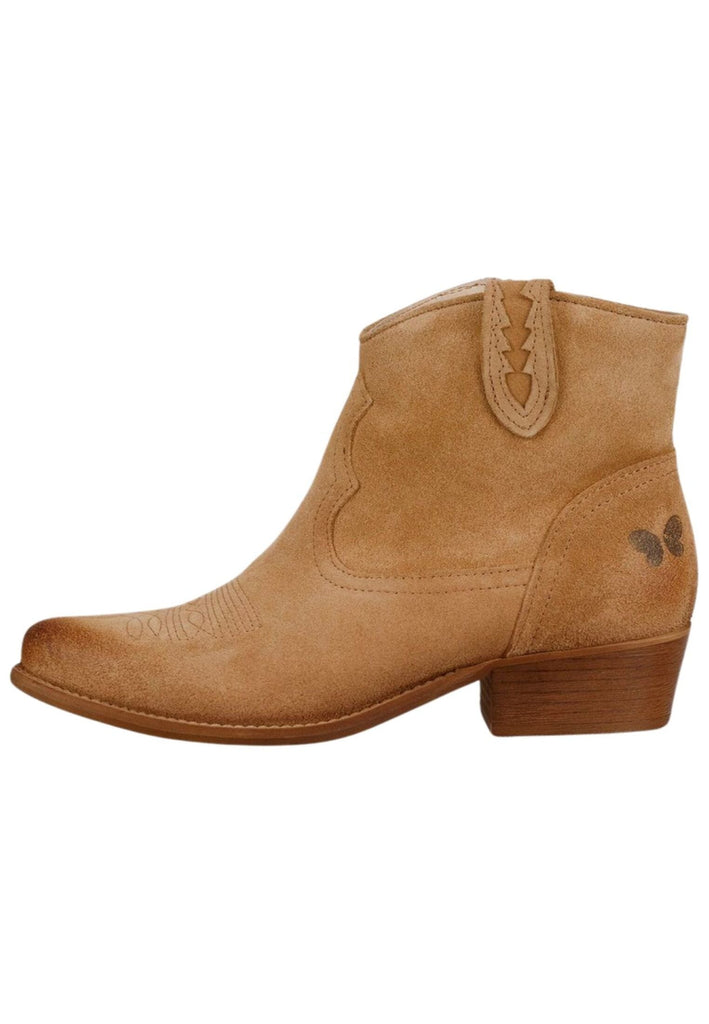 Stiefeletten FELMINI WIDE FIT Stiefelette Veloursleder Dunkelbeige