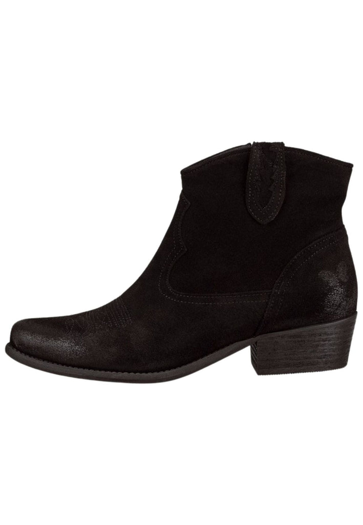 Stiefeletten FELMINI WIDE FIT Stiefelette Veloursleder Schwarz Kombi
