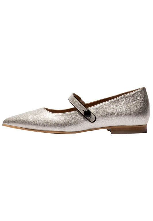 FLY London Ballerinas Leder Silber
