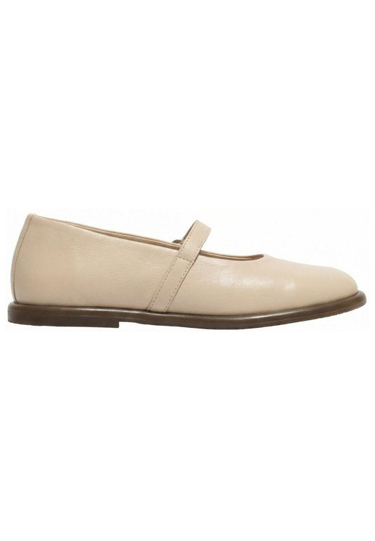 FLY London Ballerinas Leder Taupe/Beige